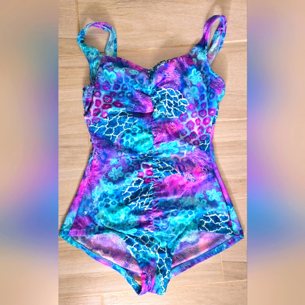 Vintage Maxine of Hollywood Mermaid Sea Goddess Swimsuit
